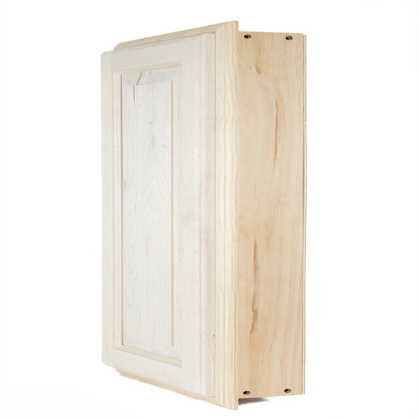 Timber Tree Cabinets Solid Wood Recessed Bathroom Cabinet | Wayfair